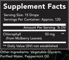 Chlorophyll Liquid Drops - 100% Natural, Peppermint Flavour, Liquid Chlorophyll | Energy Supplement, Immune Support, Natural Deodorant, Altitude Sickness Relief - Gevity Vitamins